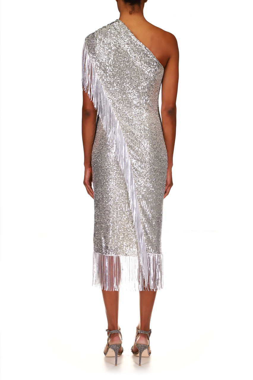 Sequin Fringe Cocktail Dress by Badgley ...